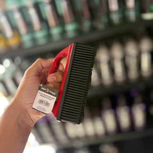 Escova em Silicone para Remoção de Pelos