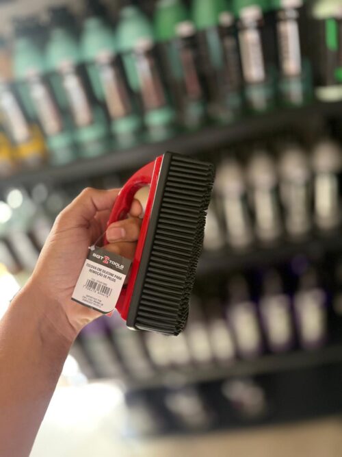 Escova em Silicone para Remoção de Pelos