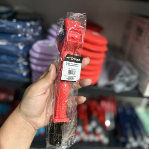 Escova para Limpeza de Correntes de Moto